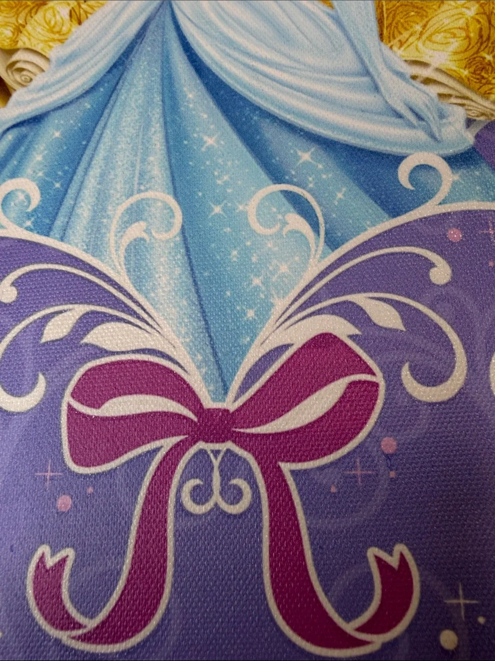 Disney Princess Wall Canvas – Jasmine Belle Cinderella – Pure of Heart Bright of